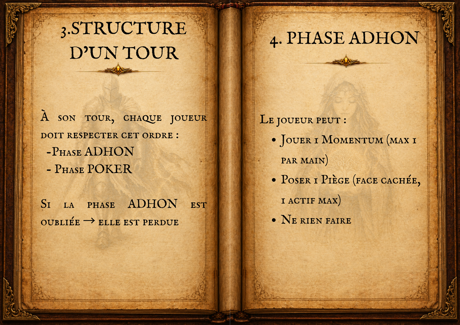 Grimoire des règles page 3