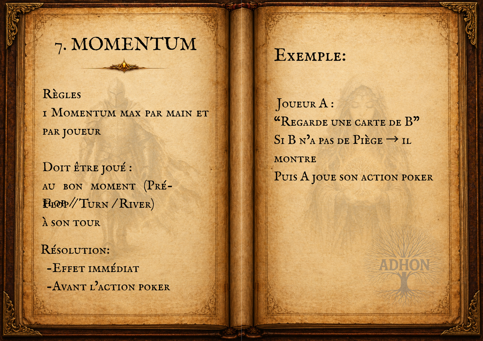 Grimoire des règles page 5